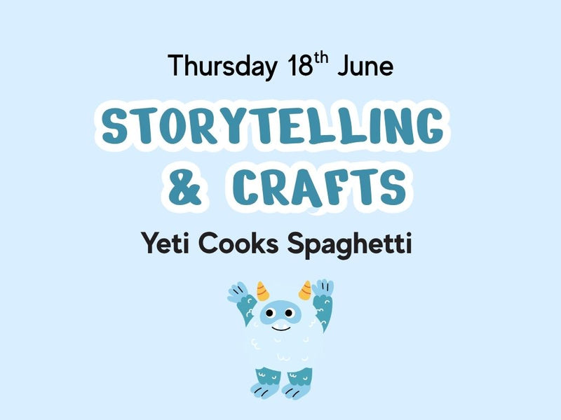 Storytelling and Crafts: Yeti Cooks Spaghetti by Russell Punte